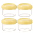 thumbnail image 1 of Stock Your Home 2oz Plastic Containers with Twist Top Lids (4 Pack), Freezer Containers with Lids for Leftover Food, Airtight Reusable Soup Containers, Freezer and Dishwasher Safe, 1 of 8