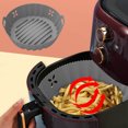thumbnail image 1 of Dvkptbk Air Fryer Liners Air Fryer Silicone Pot Air Fryer Silicone Liners Non Stick Air Fryer Basket Accessories, Reusable Replacement of Flammable Parchment Liner Paper on Clearance, 1 of 3