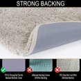 thumbnail image 4 of GHSDFBB Large Bathroom Rug (24x48, Light Tan) Extra Soft and Absorbent Shaggy Bathroom Mat Machine Washable Microfiber Bath Mat for Bathroom, Non Slip Bath Mat, Luxury Bathroom Floor Mats, 4 of 7