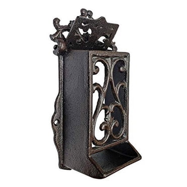 NAcH cast Iron Vintage Match Box Holder