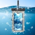 thumbnail image 1 of Birdeem Waterproof Phone Pouch,Universal 7X3.5 Inch Touchscreen Dry Bag Case with Lanyard,Submersible Protector for Swimming Hiking Kayaking Floating Protection, 1 of 9