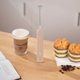 thumbnail image 3 of Frother for Coffee,Household Milk Frother Wireless Coffee Frother Milk Stirrer Handheld Eggs Beater Three Colors,Milk Frother Handheld,Coffee Frother Handheld,Coffee Milk Frother, 3 of 6