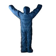 Adult Full Body Wearable Sleeping Bag with zippers for Travel Sleeping Bag Outdoor Travel L