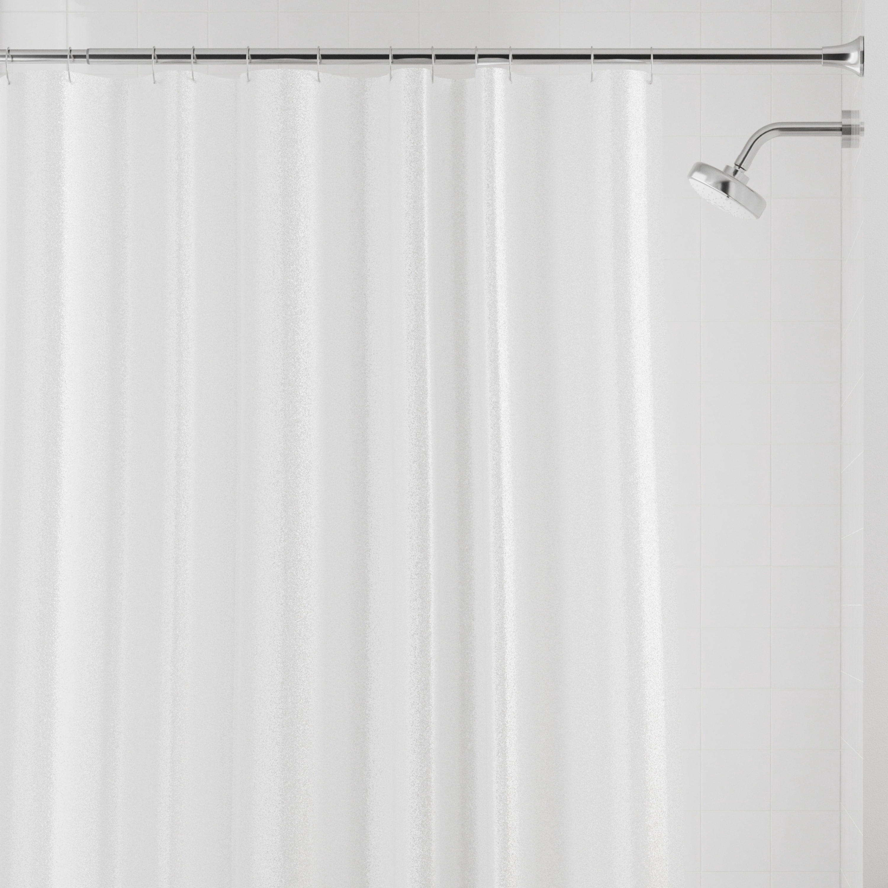 Rideau de douche imperméable Mainstays Sparkle en PEVA, fabriqué à partir de PEVA recyclé