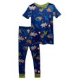 thumbnail image 1 of Pretigez Pyjama pour Garçons en Coton Biologique, Ensemble de Sommeil 2 Pcs, 1 of 8