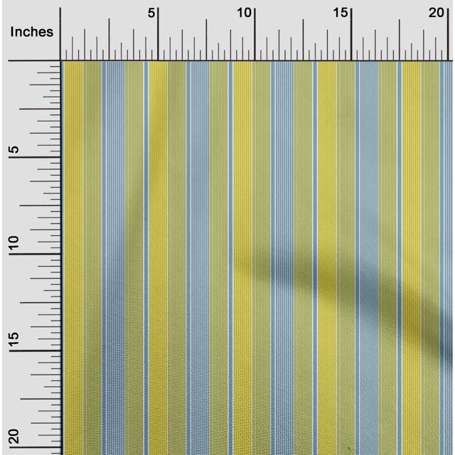 oneOone Silk Tabby Fabric Multicolor Stripe Fabric Prints By Yard 42 Inch Wide