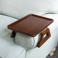 thumbnail image 3 of AMERTEER 1pc Couch Arm Table Clip On Tray Sofa Table For Couches  Couch Arm Tray Table  Portable Table  TV Table And Side Tables For Small Spaces  Stable Sofa Arm Table For Eating And Dri, 3 of 5