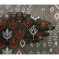 thumbnail image 4 of oneOone Viscose Chiffon Fabric Block & Geometric Ikat Decor Fabric Printed BTY 42 Inch Wide, 4 of 4