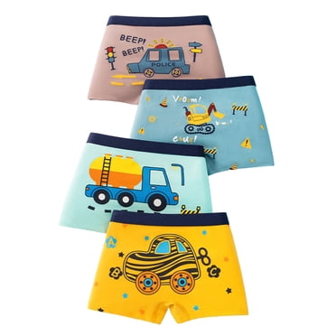 Liyamei Boys Underwear 4 Pack Briefs For Kids Comfortable Stretch Waistband Soft Breathable Fabric For Daily Wear And Outdoor Activities Age 3 14