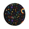 thumbnail image 1 of Lsque Cartoon Pride Lgbt Pattern Tire Covers - Tough Tire Wheel Protector for Truck, SUV, Trailer, Camper, RV-14 inch, 1 of 6