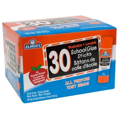 Elmer's School Glue Sticks, All-Purpose, Washable, Non-Toxic, 8 g