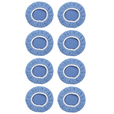 8Pack Car Polisher Pad Bonnet (5 To 6 Inches) Soft Microfiber Polishing Bonnet Buffing Pad Cover