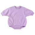 thumbnail image 1 of Birdeem Autumn Spring Baby Girls Boys Cute Romper Long Sleeve Button Sweatshirt Jumpsuits, 1 of 12