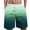 Green, variant on Meichang Mens Summer Beach Shorts Big and Tall Lightweigt Quick Dry Swim Trunks Fashion Gradient Printed Elastic Waist Drawstring Surfing Board Shorts Orange 3XL