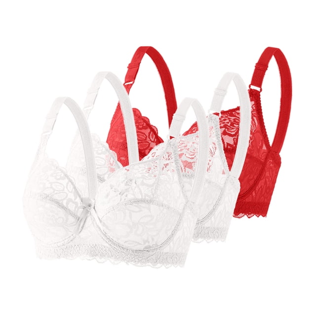 Women's Bra, Underwire Bra For Lift And Shape, Full Coverage Plus Size Bra, Comfort Everyday Bra With Lace