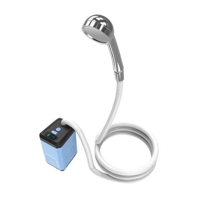 Pompe de Douche Électrique d'Extérieur Portable pour Camping, Douche à Batterie Rechargeable, Étanche