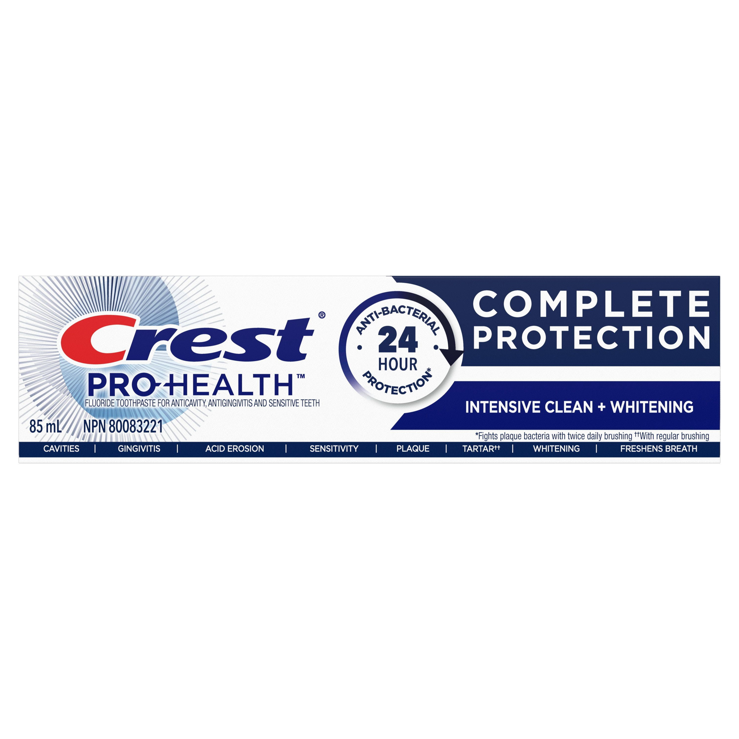 Crest Pro-Health Dentifrice Protection Complète, Nettoyage Intensif + Blanchiment