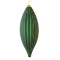 thumbnail image 1 of Vickerman M183274M 8 in. Midnight Green Matte Line Finial Ornament  4 per Bag, 1 of 1