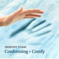 thumbnail image 2 of Zinus Spa Sensations 3 inch Swirl Cooling Gel Memory Foam Air Flow Mattress Topper, 2 of 7