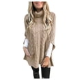 thumbnail image 2 of Qertyioot Chandail pour Femme Grande Taille Mode Décontractée à Manches Longues Imprimé Col Rabattu Chandail à Fermeture Éclair Hauts Blouse, 2 of 5