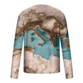 thumbnail image 5 of TIMIFIS T-Shirt pour Homme Classique Incontournable Chemises pour Hommes Hauts Décontractés Col Rond Chandail à Enfiler Manches Longues T-Shirt Hauts Été Vêtements Confortables Vintage T-Shirt à Imprimé Graphique - Kaki Automne P, 5 of 5