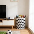 thumbnail image 4 of Deeceymbur Large Foldable Laundry Hamper Storage Basket Collapsible Container for Home Bathroom Dorm College Lightweight Waterproof Organizer, 4 of 7