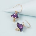 thumbnail image 4 of Boucles d'Oreilles Créatives Mignonnes Petits Champignons Huile Gouttes d'Oreilles Colorées, 4 of 9