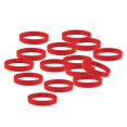 thumbnail image 3 of lionlar 15 Pcs Bracelets en Silicone pour Femmes Hommes, Brassards de Sport, Silicone Imperméable Rouge, 3 of 7