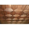 thumbnail image 5 of Drop-In, Glue-Up 2'x2' Faux Tin PVC Ceiling Tile In Aged Copper, Sample, 5 of 5