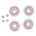 thumbnail image 4 of Wweixi 4 Pieces 76mm LED Lights Flashing Inline Skate single color LED lights Roller Skating Wheels Red, 4 of 6