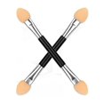 thumbnail image 2 of 12Pcs Makeup Double-end Eye Shadow Eyeliner Brush Sponge Applicator Tool Make up Pallet, 2 of 9