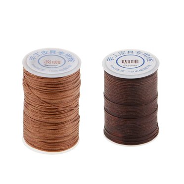 veasfak Waxed Braided Polyester Thread for Leather Hand Craft Sewing Supplies