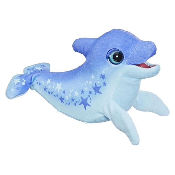 furReal Dazzlin' Dimples My Playful Dolphin, 80+ Sounds and Reactions, Interactive Toy Electronic Pet, Animatronic Toy, Ages 4 and Up