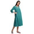 thumbnail image 3 of Moomaya Robe de Nuit d'Allaitement en Coton à Col Rond Imprimée pour Femmes, 3 of 6