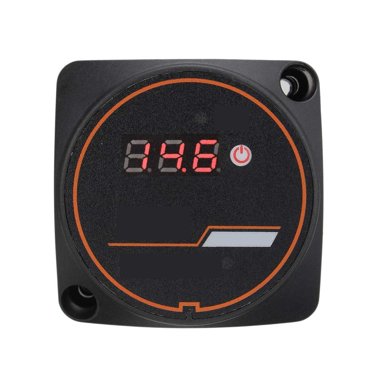Relais de Charge Affichage Numérique Tension VSR 12V 140A pour Campeur Voiture VR Yacht Caravane Vapeur Intelligent Double Isolant de Batterie, Facile à Installer