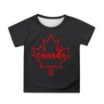 thumbnail image 1 of GDREDA Canada T-Shirts Imprimé Drapeau Filles T-Shirt à Manches Courtes Été Col Rond T-Shirt Coupe Décontractée T-Shirts Basiques, 1 of 4