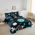 thumbnail image 3 of Erosebridal Volleyball Baseball Bedding Twin Comforter Set,Splash Soccer Down Comforter,Ball Gaming Decor,Reversible,Lightweight,2-Piece, 3 of 7