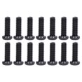thumbnail image 3 of Pan Machine  Fastener Din 7985 Screws 50pcs DIN 7985 Steel Pan Head Machine Screw Fully Threaded Black Zinc Plated  Fastener, 3 of 8