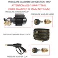 thumbnail image 4 of Pressure Washer Adapter Set Quick Connect Kit Metric M22 15mm 5000 PSI Couplers, 4 of 7