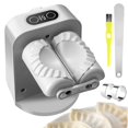 thumbnail image 3 of 6Pcs Dumpling Maker Machine 3 Modes Household Automatic Dumpling Maker with Spoon Brush Easy to Clean Dumpling Press Machine with Dumpling Cutter Portable Electric Dumpling Maker, 3 of 11