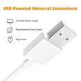 thumbnail image 2 of LED Vanity Mirror Light Bulb Mirror Front Light USB Makeup, 2 of 8