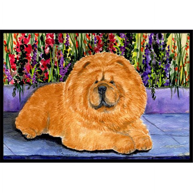 Caroline's Treasures Chow Chow Tapis pour l'Intérieur Ou l'Extérieur, 24 x 36 Po, Résistant à la Décoloration, 1 Unité