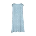 thumbnail image 5 of PMVFHDE Tenue d'Été pour Filles Mode Filles Mignonne Printemps et Été Imprimée Col Rond Sans Manches Robe Décontractée (3), Bleu Clair, 3-4, 5 of 5
