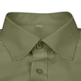 thumbnail image 5 of Dress Shirts for Men with Pocket Long Sleeve Big & Tall Tshirts Shirt Button-Down Collared Wrinkle-Free Solid Color Business Work Tops, 5 of 5