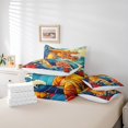 thumbnail image 4 of YST Eastern Dragon 7-Piece Comforter Set, Vintage Retro Japanese Style, Animal Theme, Blue, Floral, Full, 4 of 4