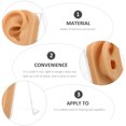 thumbnail image 3 of FRCOLOR silicone ear Silicone Acrylic Jewelry Supplies for Training Assorted Color High Durability and Practicality 1 Set,3.15"X2.76"X1.97", 3 of 4