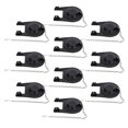 thumbnail image 1 of BESTYASH 10pcs Toilet Tank Kit Black PVC for Households Universal Design Water-saving Needs, 1 of 8