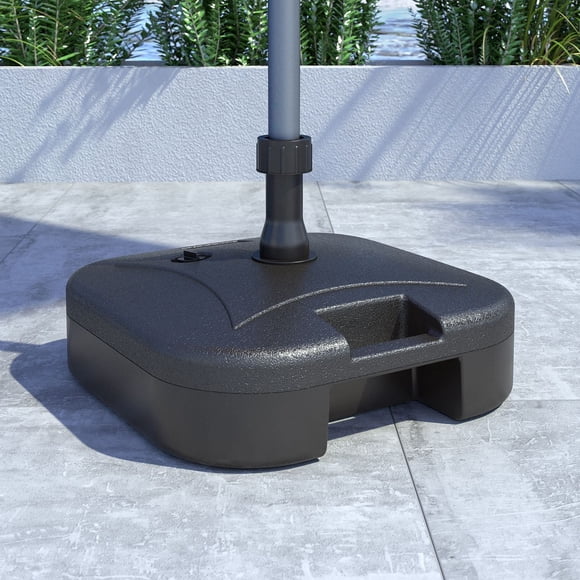 Base de parasol rechargeable en plastique robuste de 22 L de CorLiving