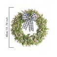 thumbnail image 3 of Spring Wreaths for Front Door,Spring Bow Artificial Leaf Eucalyptus Plants Wreath, Home Front Door Wall Window Decoration, 3 of 6