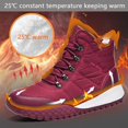 thumbnail image 3 of Cyiecw Bottes de Neige pour Hommes Femmes Botte d'Hiver avec Doublure Chaude Bottillons à la Cheville Antidérapants Imperméables Chaussure d'Extérieur Mode Couple Chaussures de Randonnée Légères Confortables Bottes de Randonnée, 3 of 6